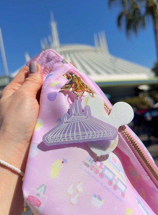 SPACE COASTER BAG CHARM/ KEYCHAIN