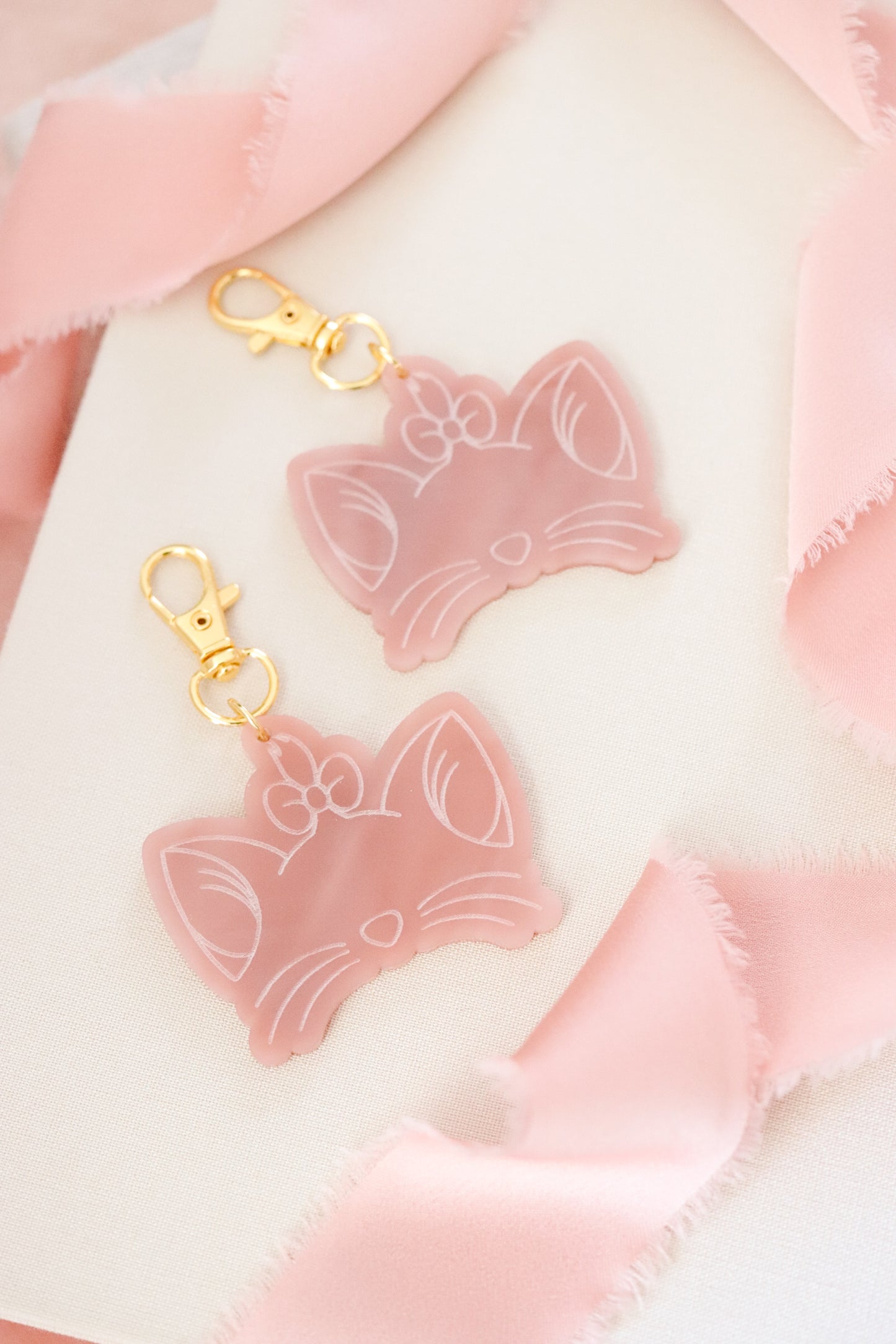 MISS KITTEN BAG CHARM/KEYCHAIN