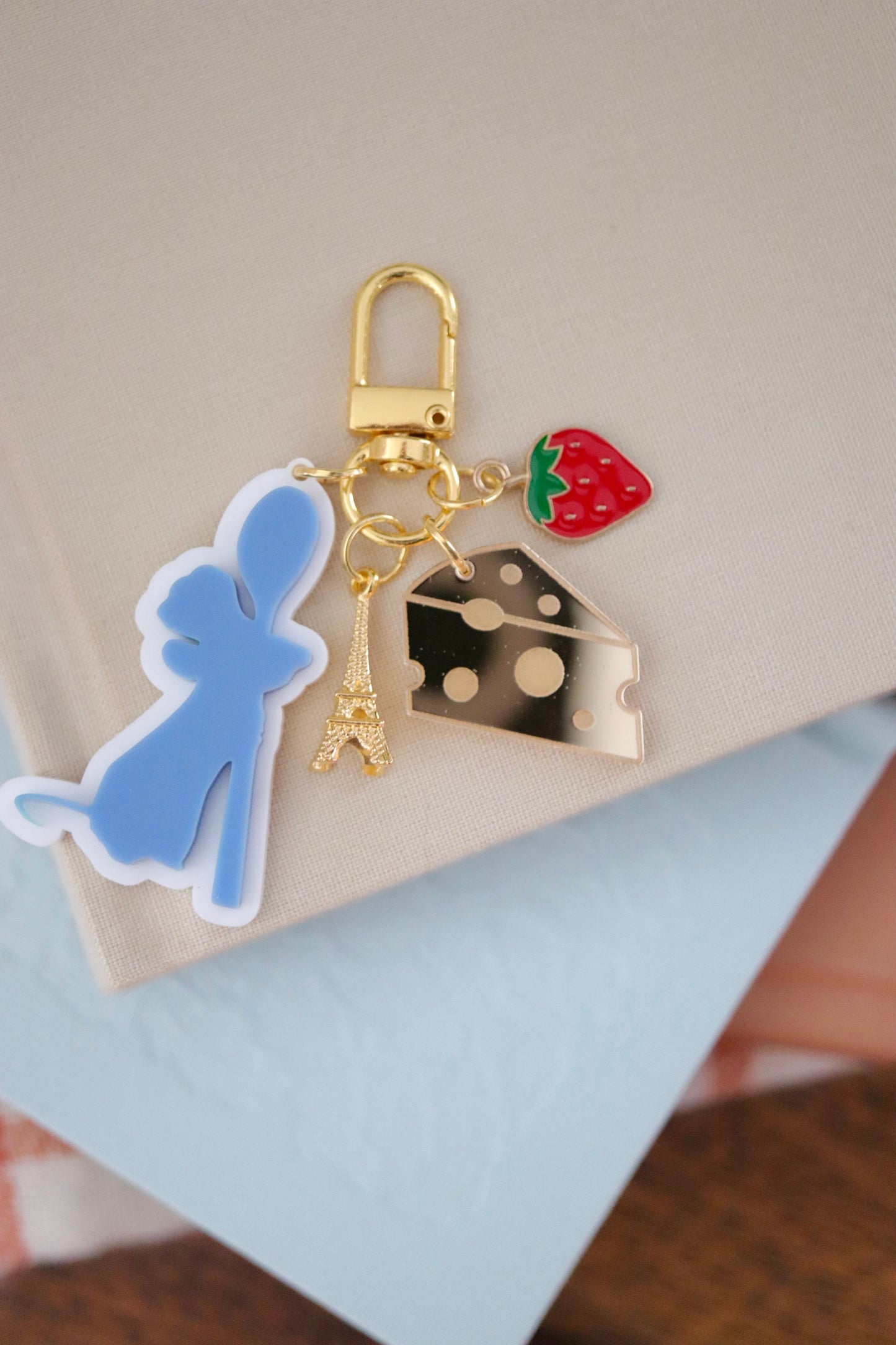 LITTLE CHEF MINI BAG CHARMS/ KEYCHAINS SET