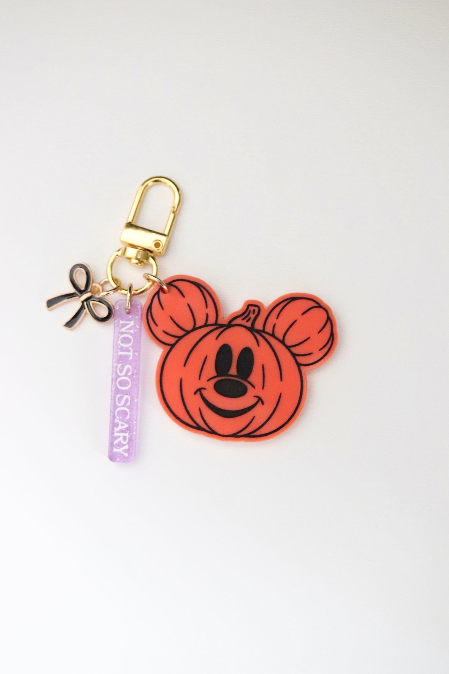 MOUSE PUMPKINS BAG CHARMS/ KEYCHAINS SET