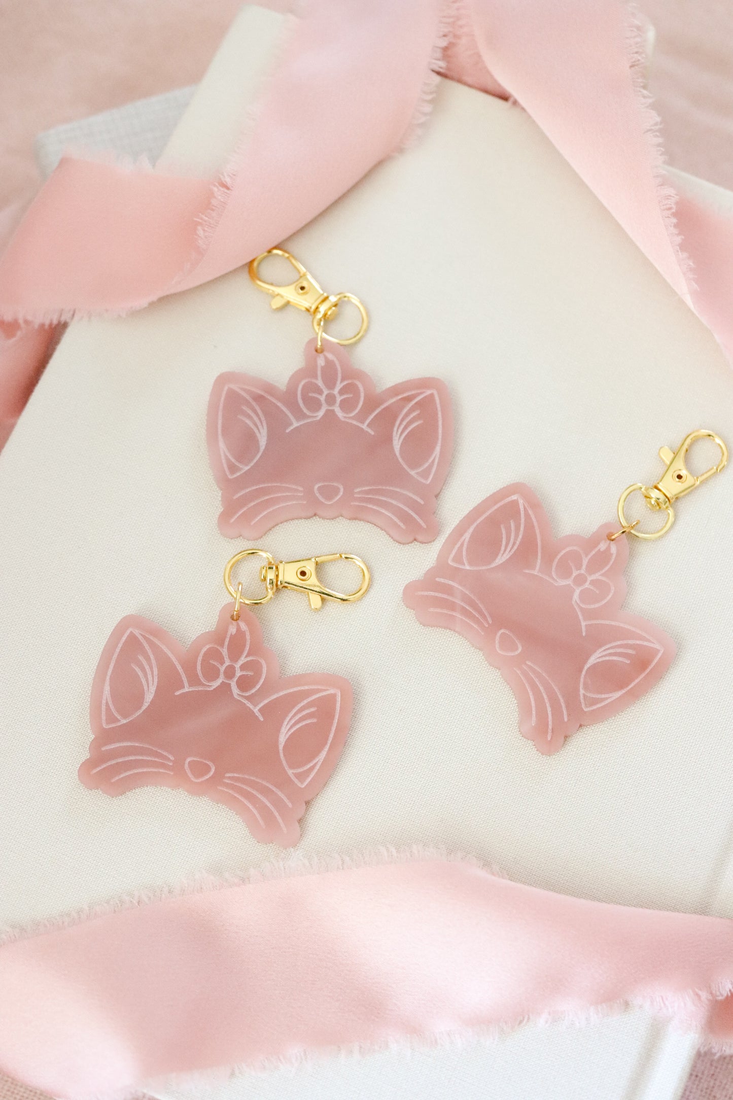 MISS KITTEN BAG CHARM/KEYCHAIN