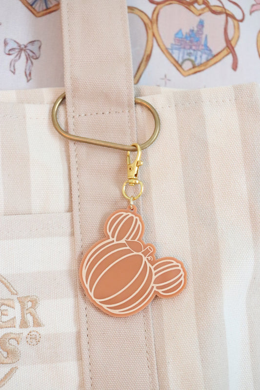 FALL MOUSE PUMPKIN BAG CHARMS/ KEYCHAINS