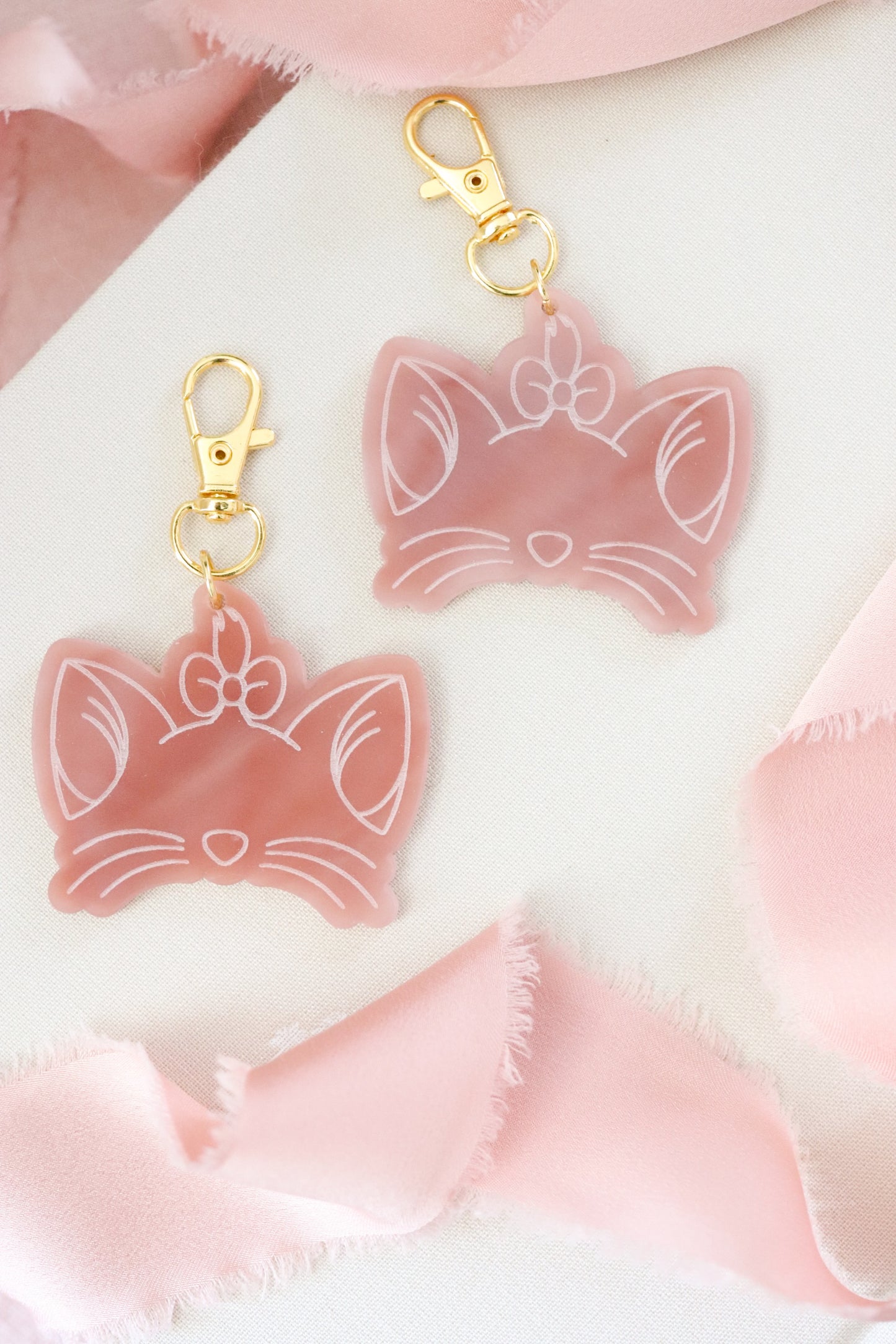 MISS KITTEN BAG CHARM/KEYCHAIN