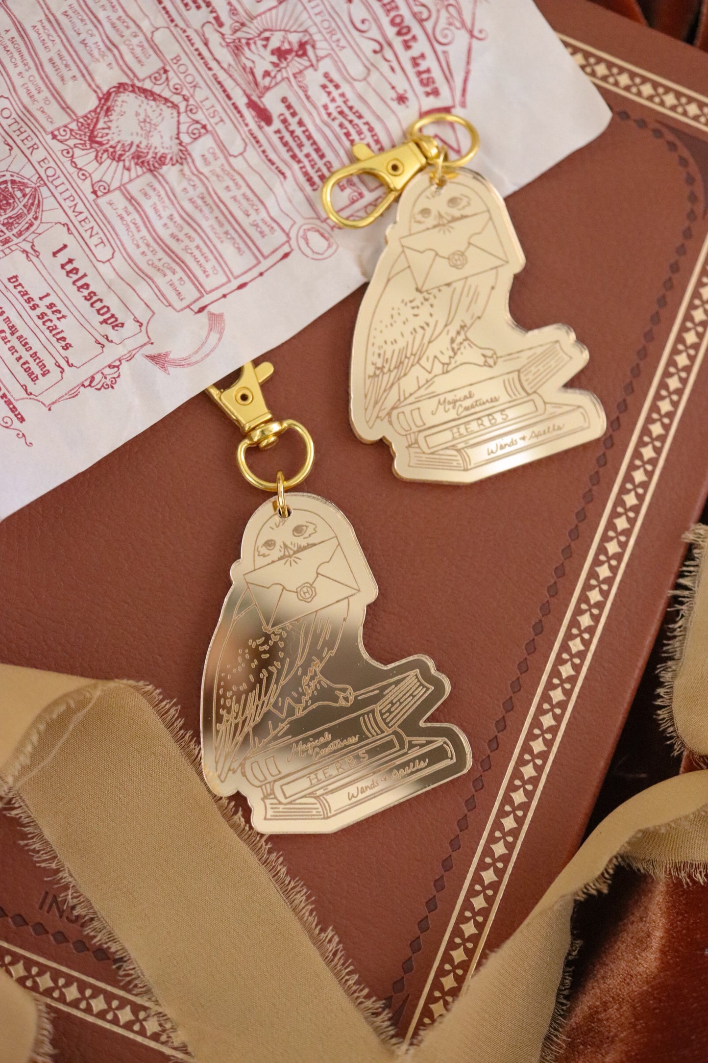 OWL KEY BAG CHARM/KEYCHAIN