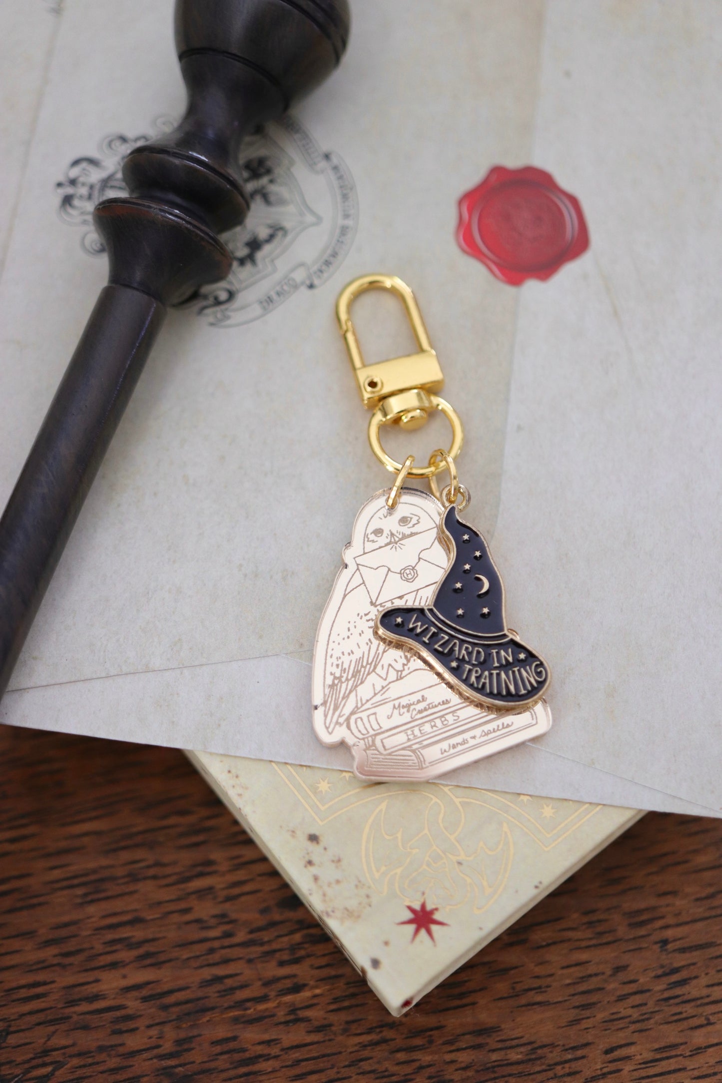 WIZARD BAG CHARMS/ KEYCHAINS SET