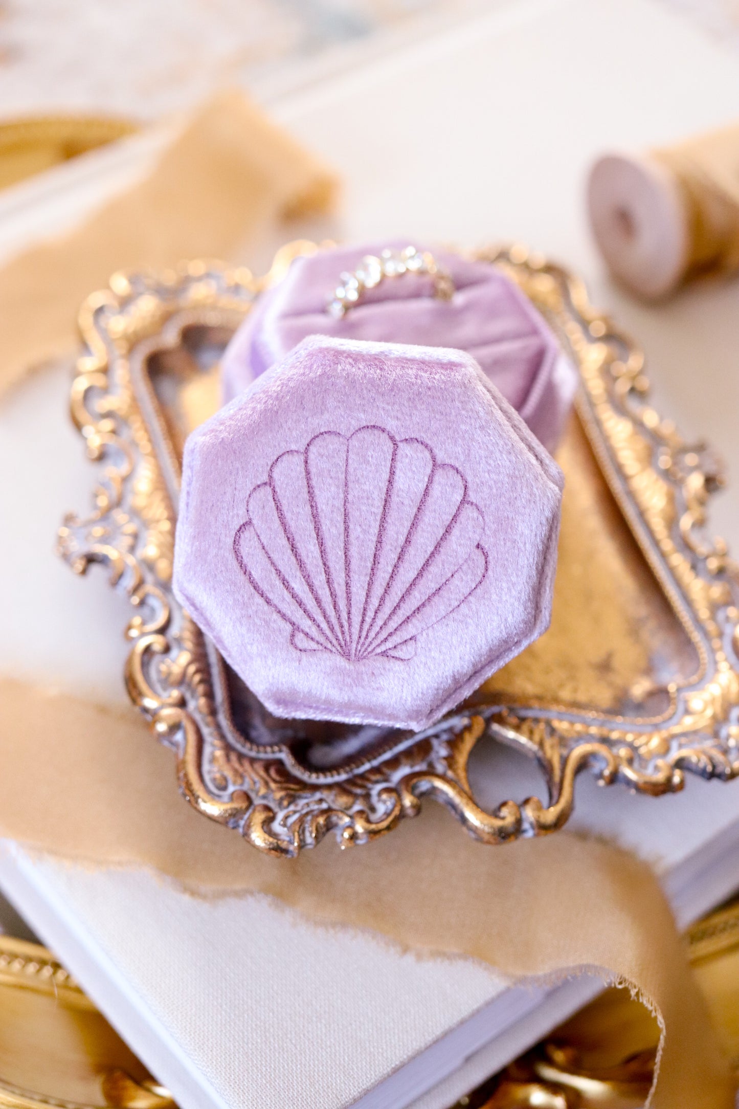 MERMAID SHELL RING BOX