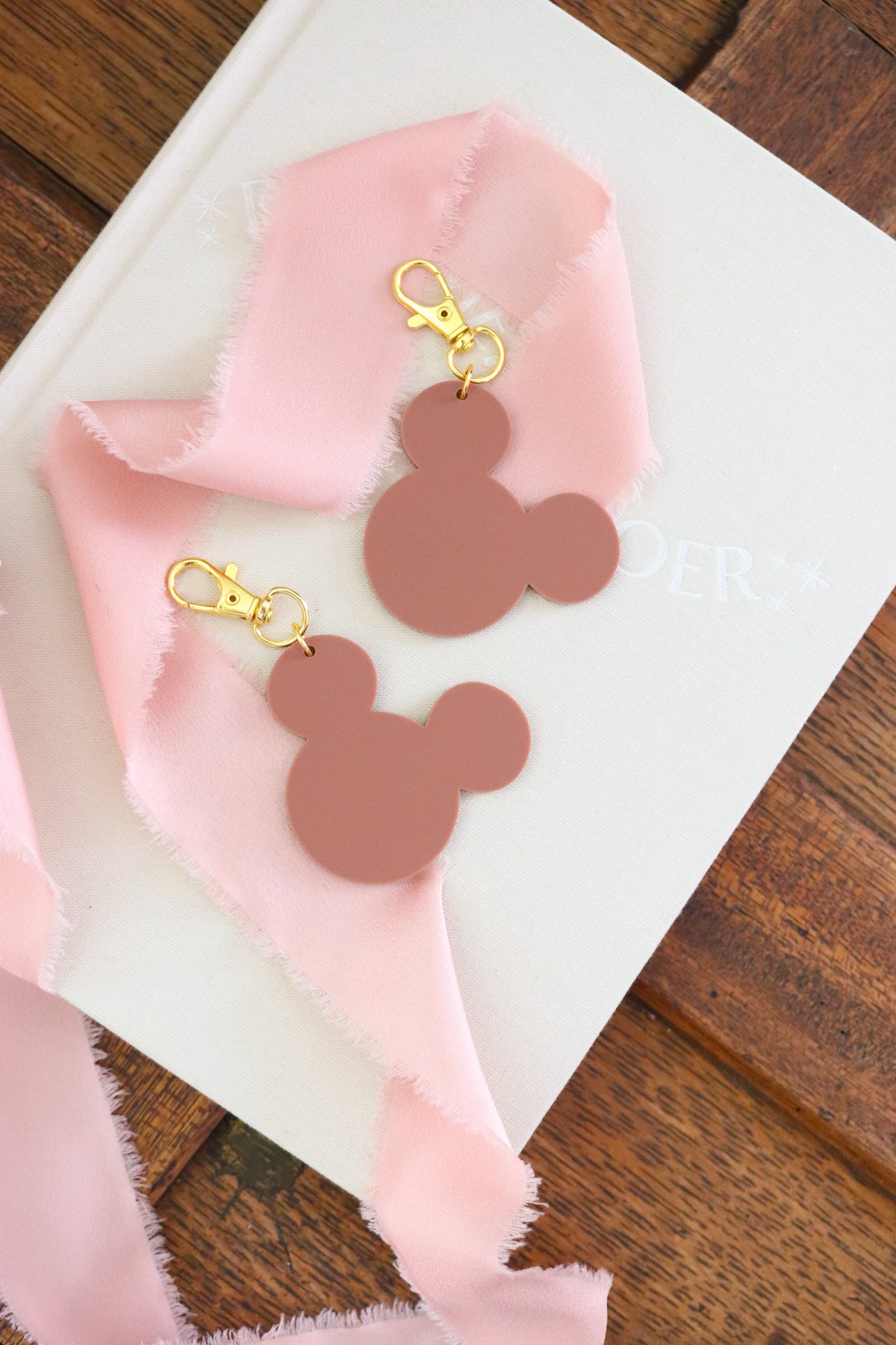 TERRACOTTA MOUSE BAG CHARM/ KEYCHAIN