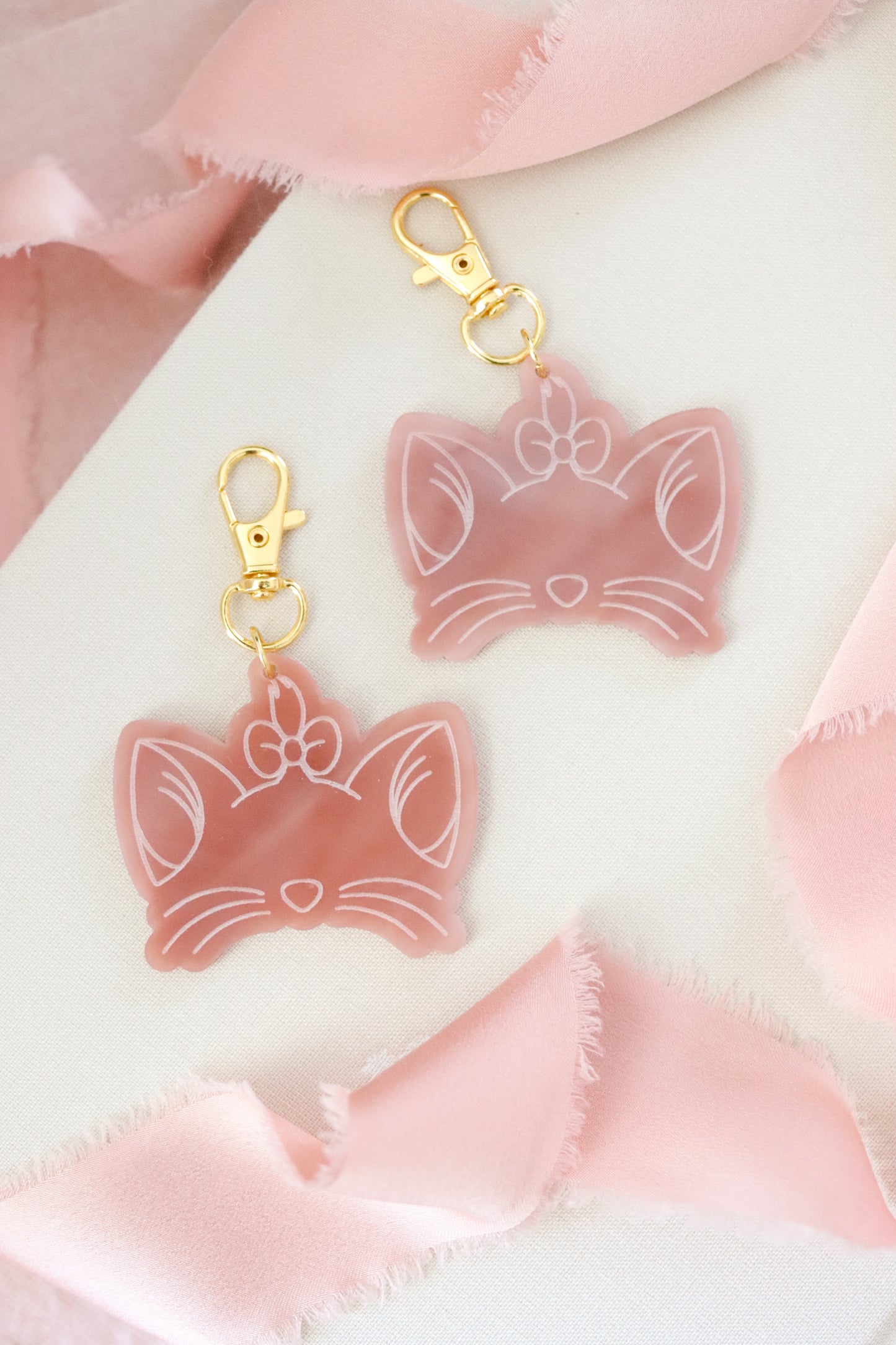 MISS KITTEN BAG CHARM/KEYCHAIN