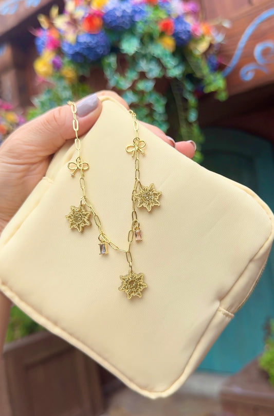 SUN MINI CHARM NECKLACE