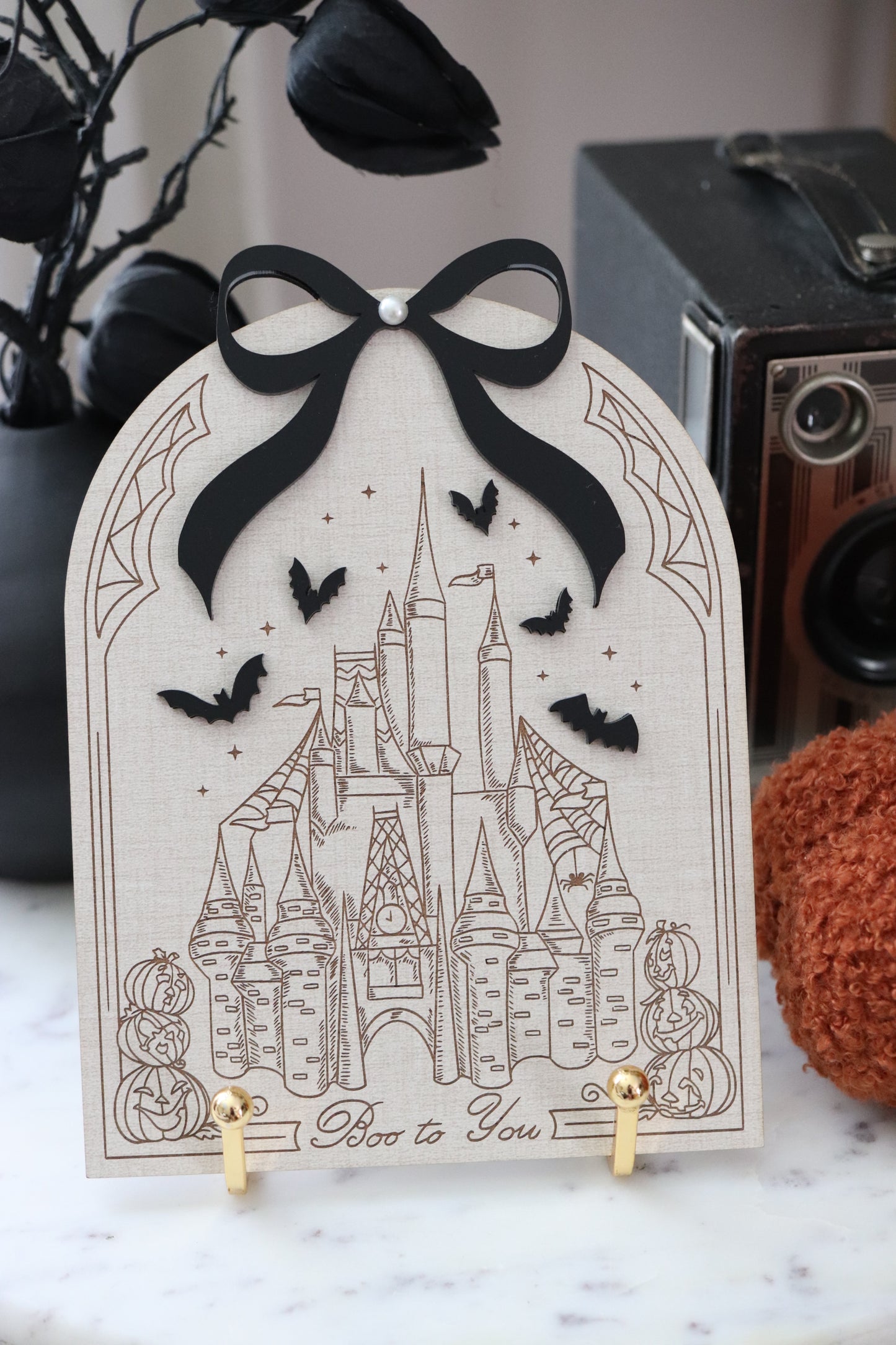 SPOOKY CASTLE HOME SIGN