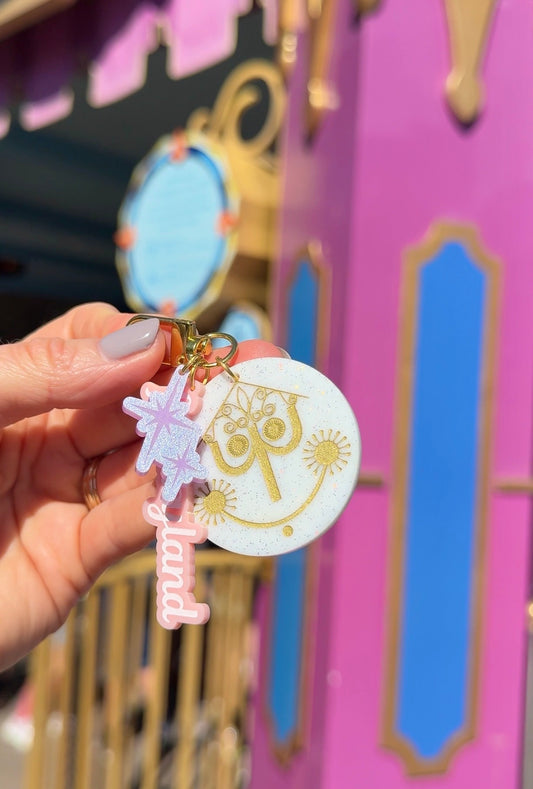 CLOCK BAG CHARM SET/ KEYCHAIN