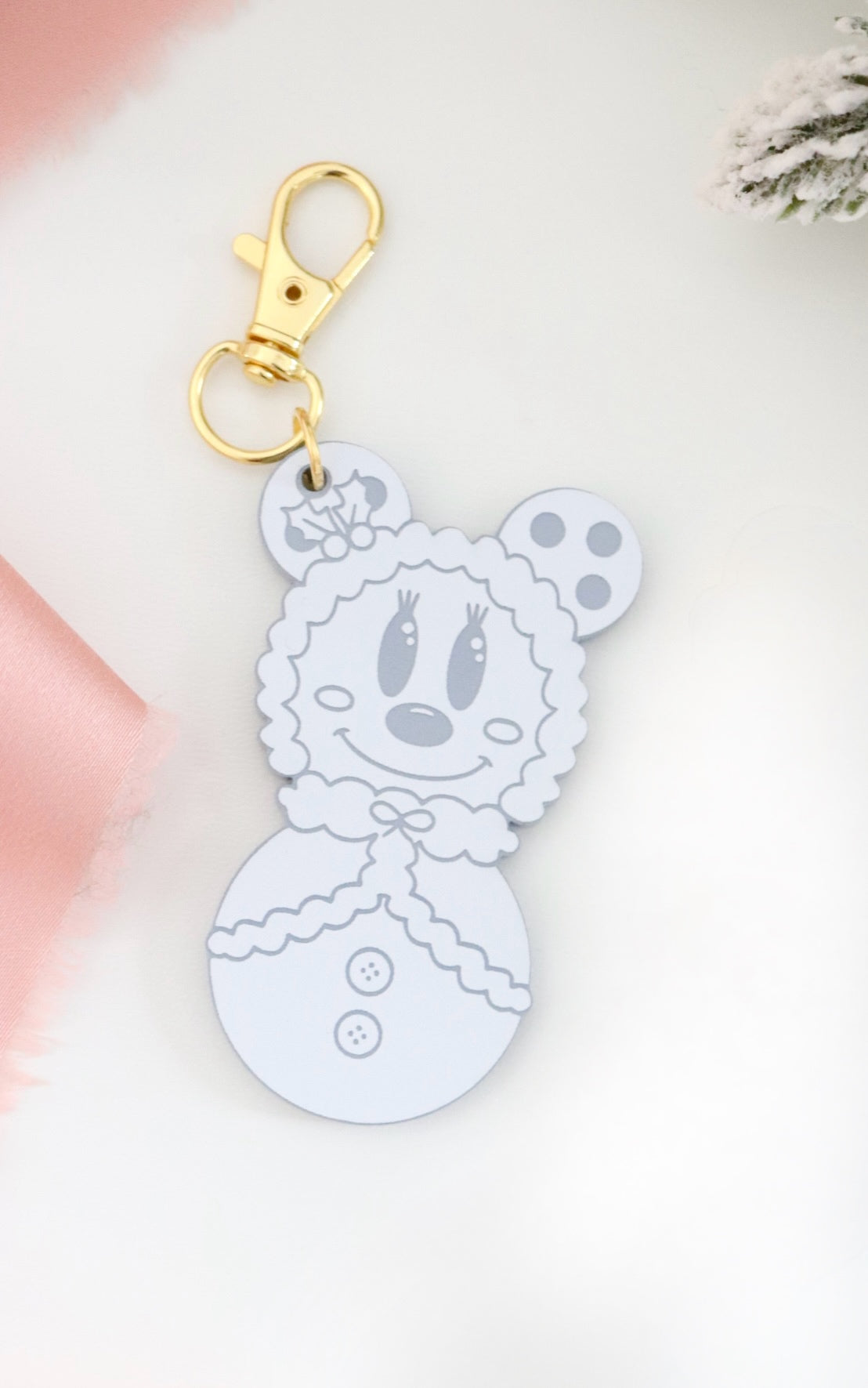 SNOW MICE BAG CHARMS/ KEYCHAINS