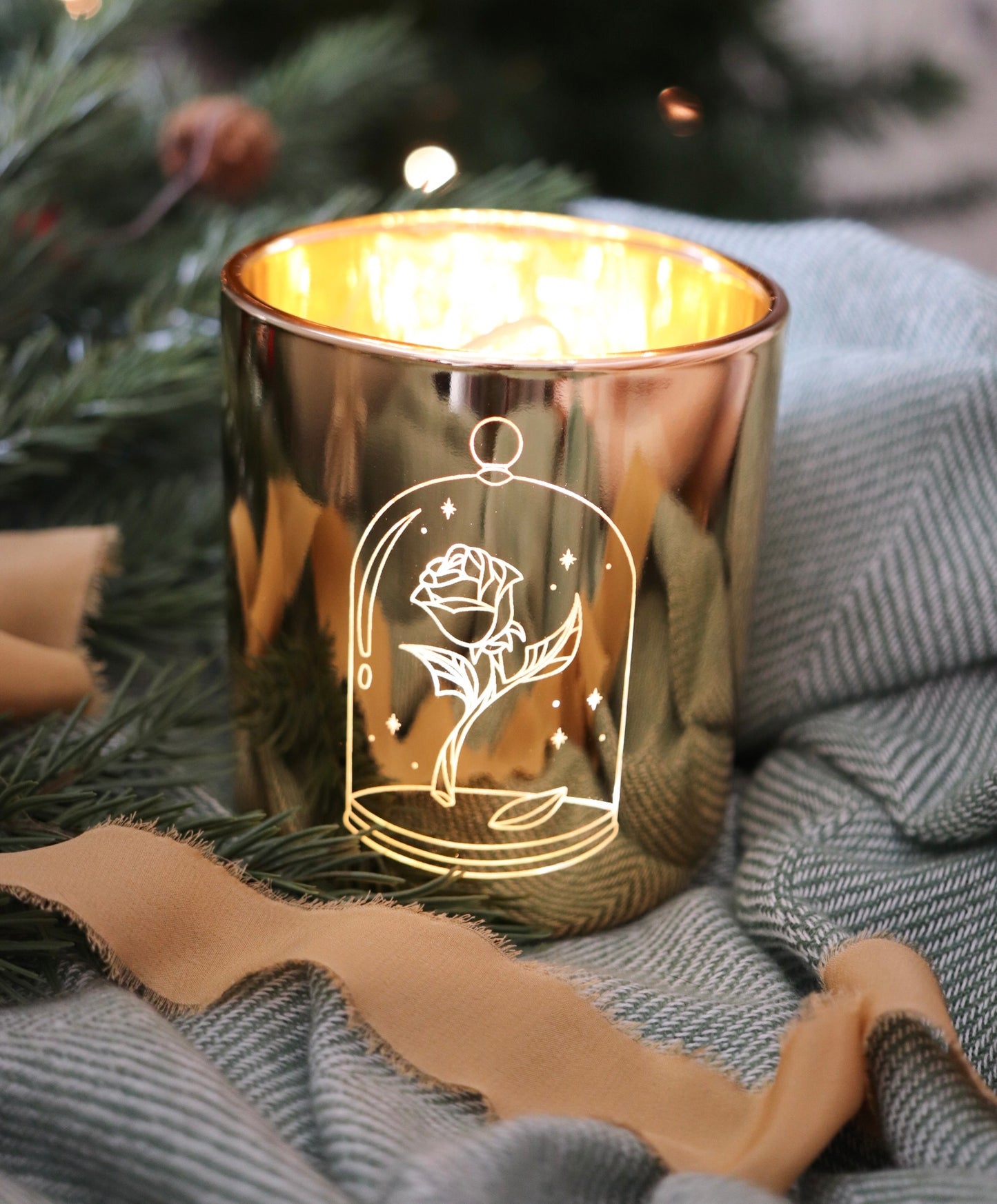 ENCHANTED ROSE MATTE JAR
