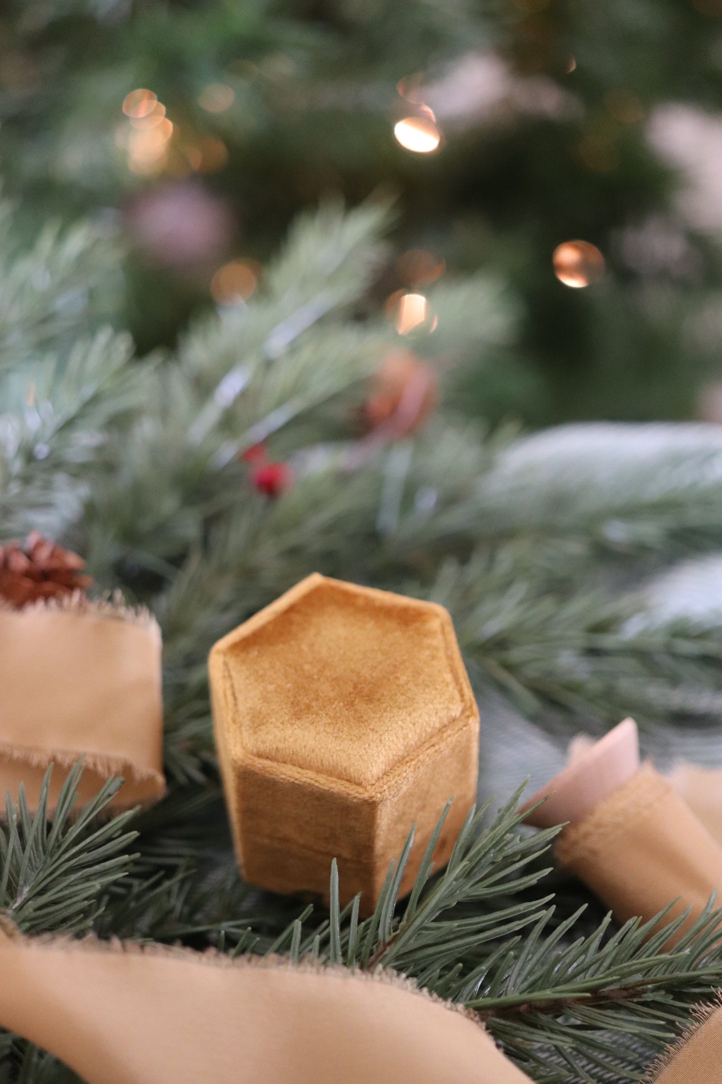 MINI GOLD RING BOX