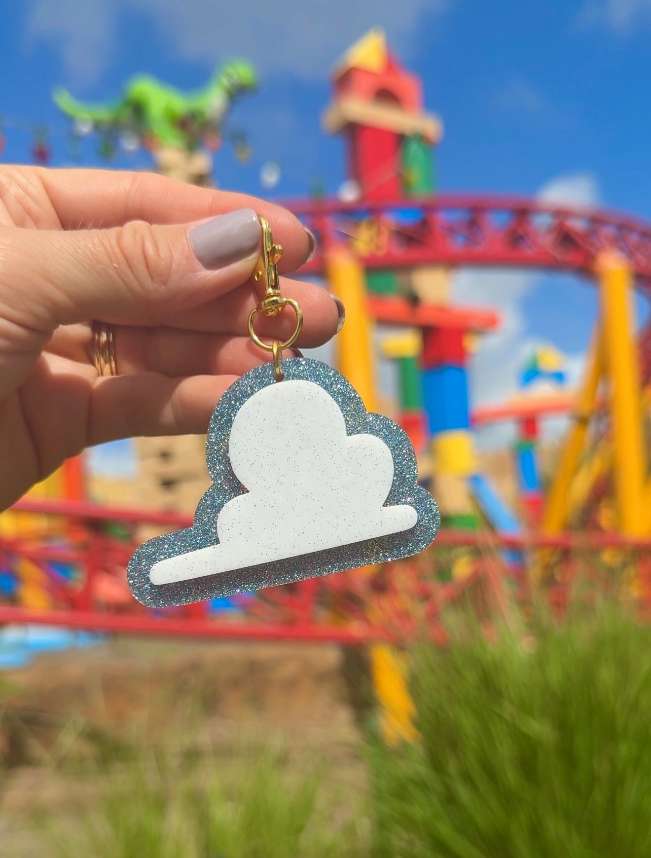 CLOUD BAG CHARM SET/ KEYCHAIN