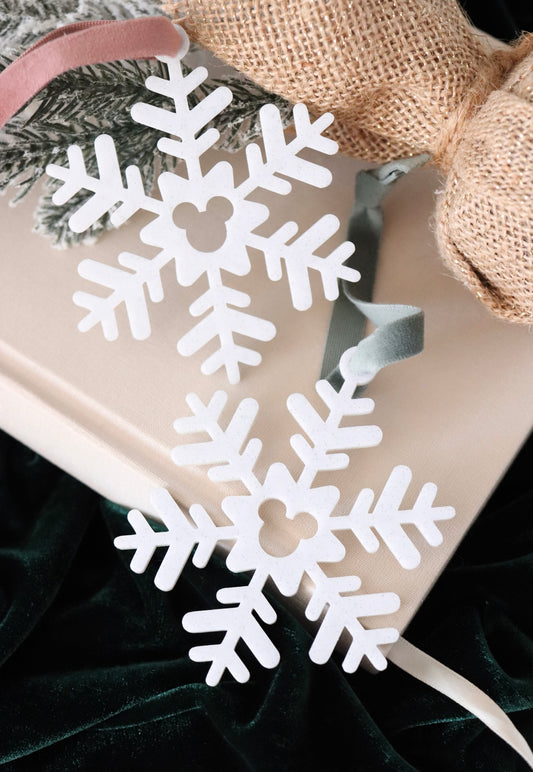 MOUSE SNOWFLAKE ORNAMENT