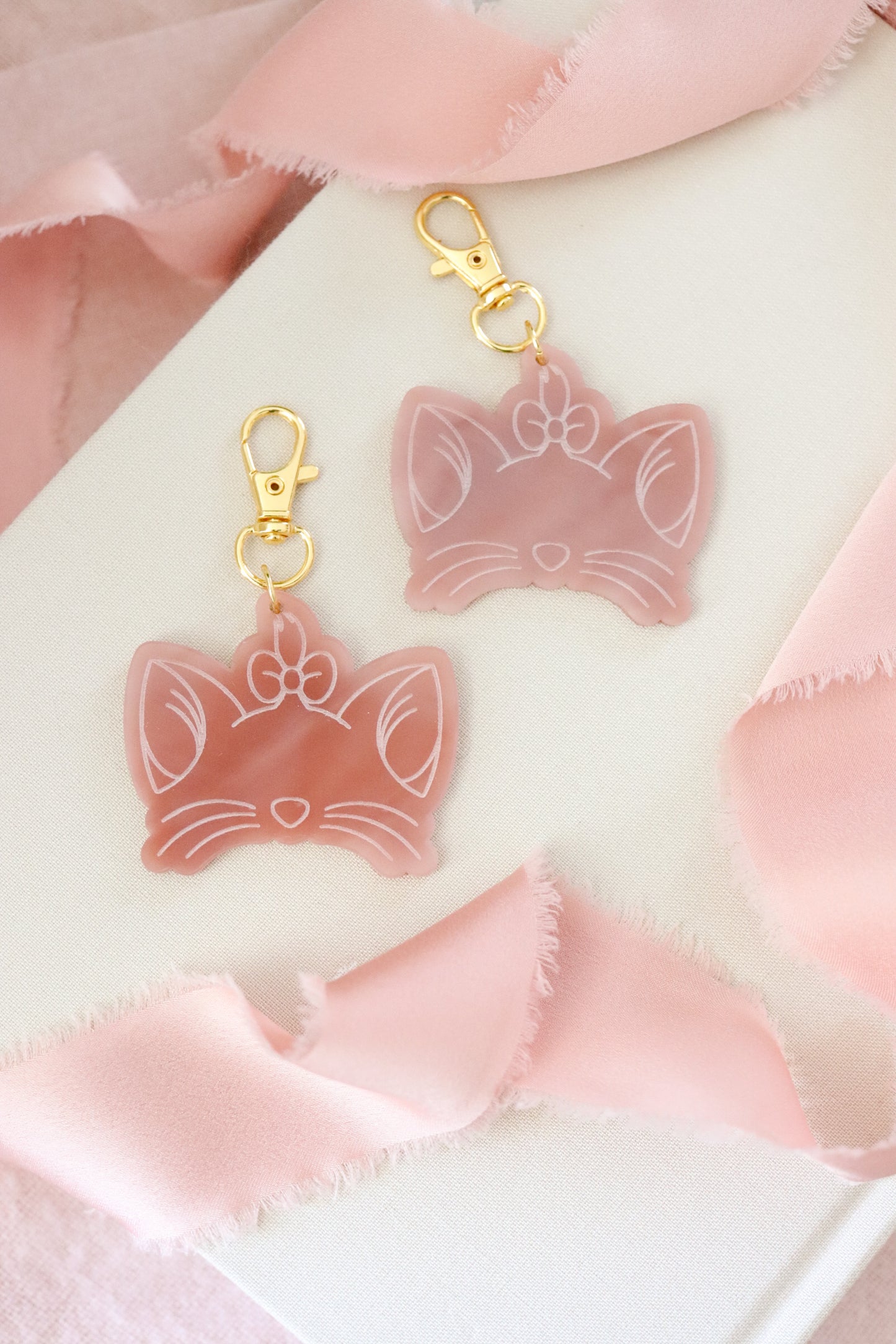 MISS KITTEN BAG CHARM/KEYCHAIN