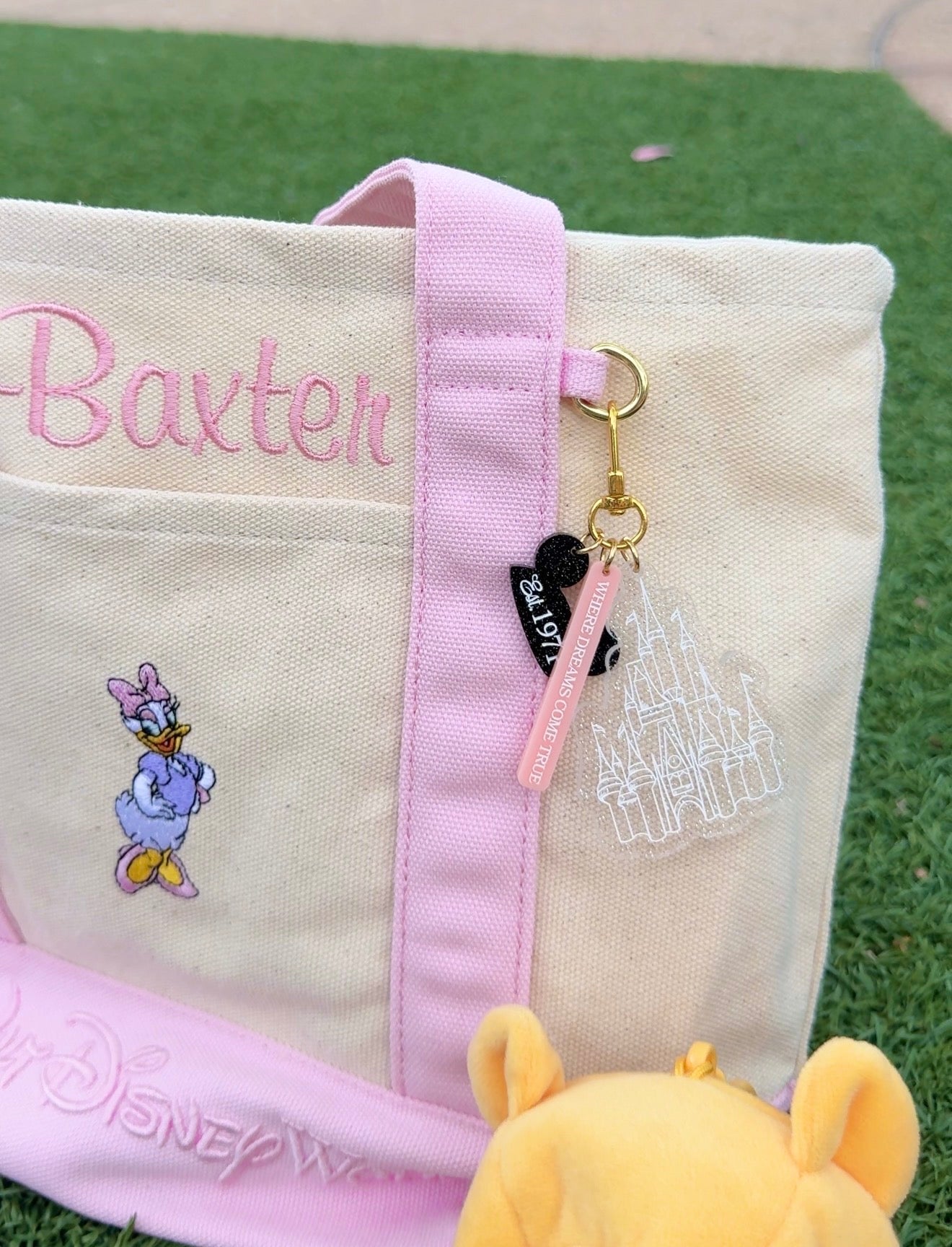 JELLY GLITTER DREAMS CASTLE BAG CHARM/ KEYCHAIN