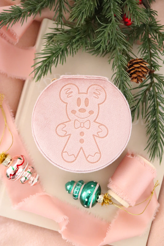 GINGERBREAD MOUSE JEWELRY CASE