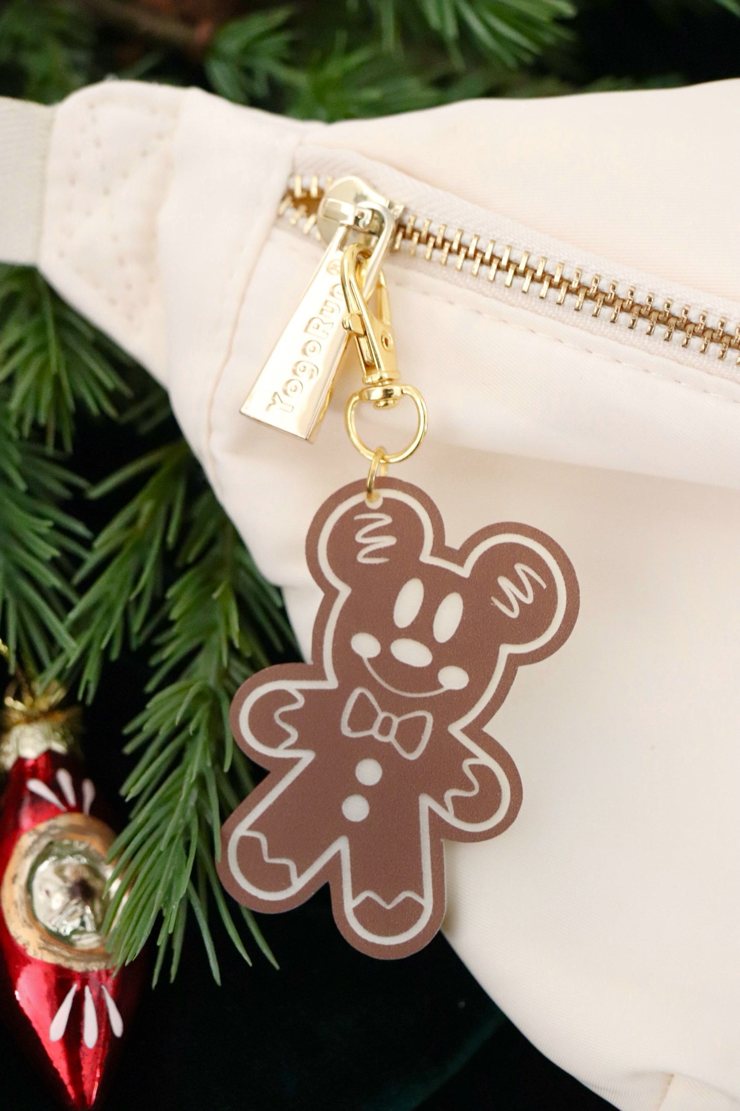 MOUSE GINGERBREAD BAG CHARMS/ KEYCHAINS