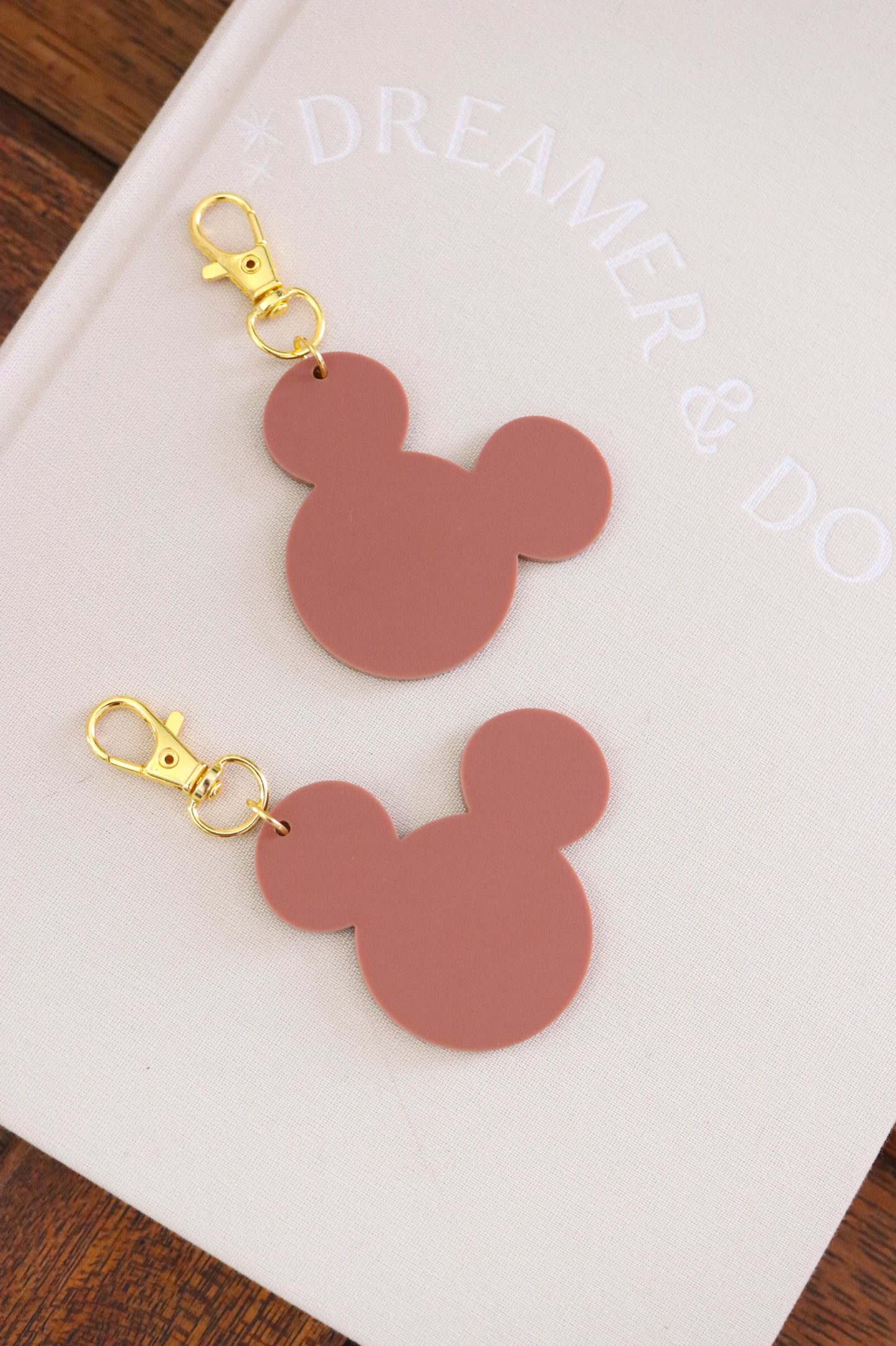 TERRACOTTA MOUSE BAG CHARM/ KEYCHAIN
