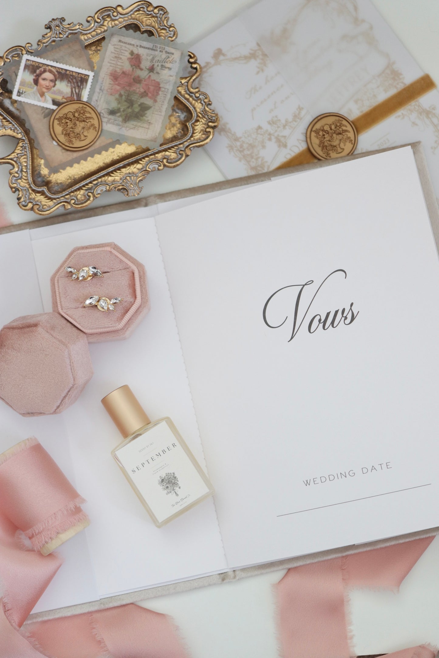 CREAM VELVET VOW BOOK