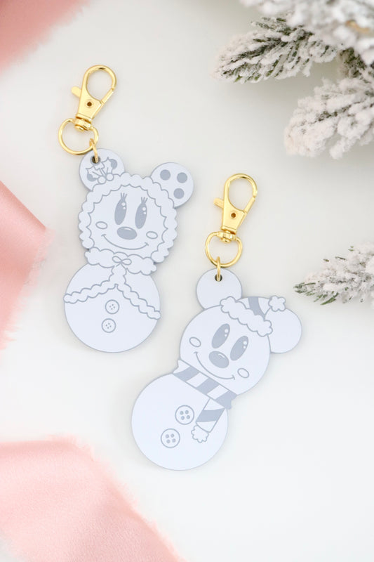 SNOW MICE BAG CHARMS/ KEYCHAINS