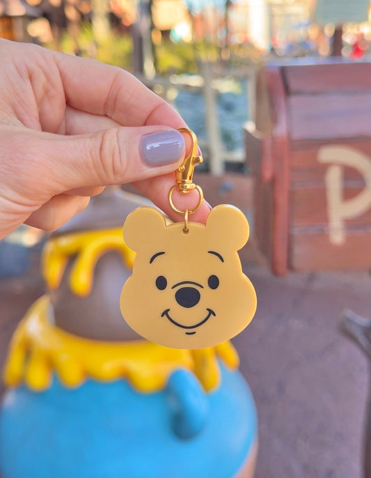 HUNNY BEAR FACE BAG CHARM/ KEYCHAIN