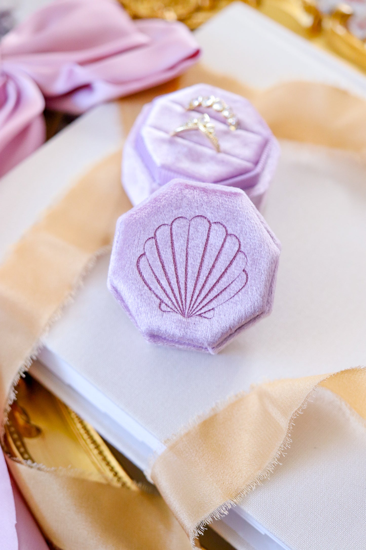 MERMAID SHELL RING BOX
