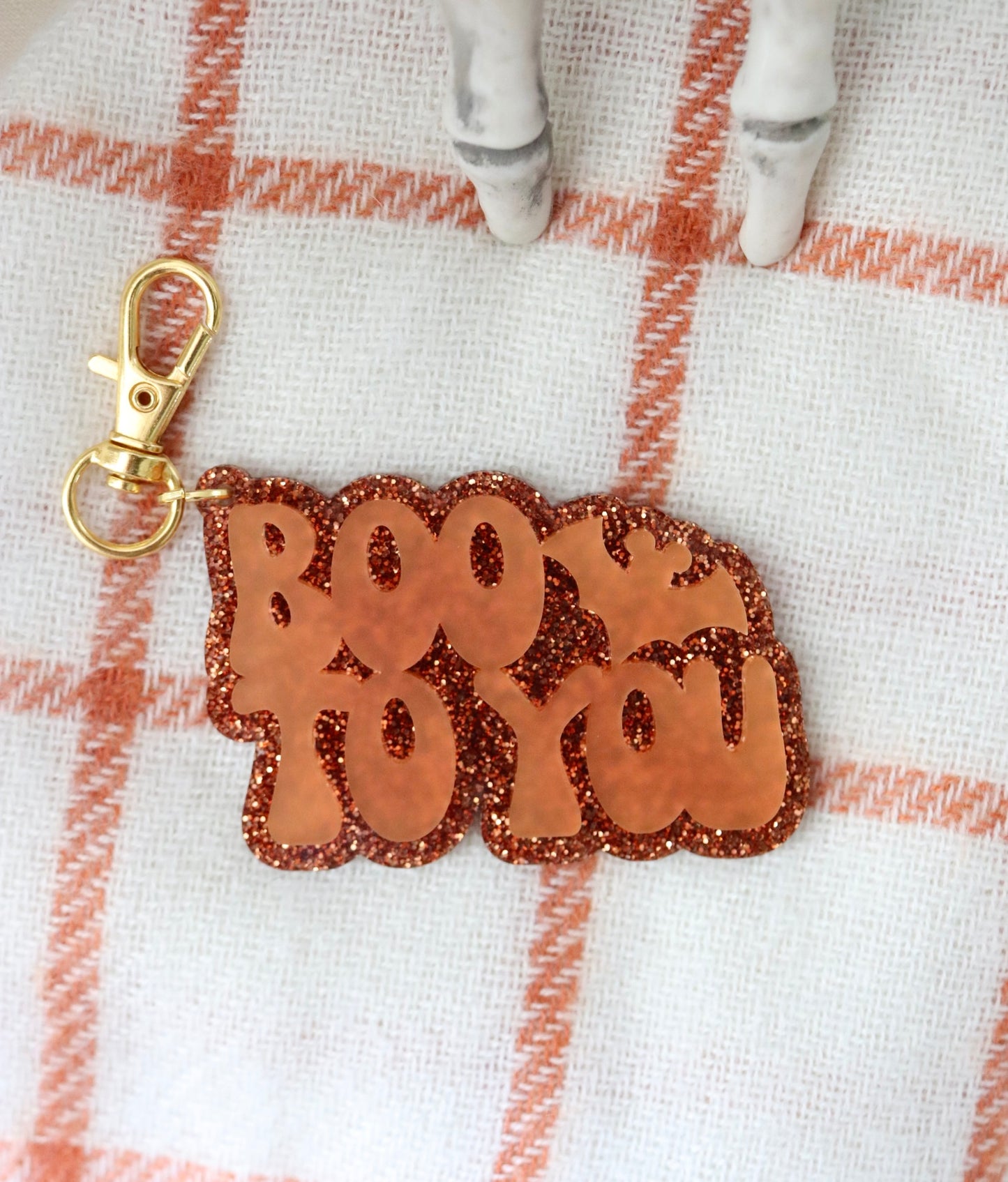 BOO TO YOU BAG CHARMS/ KEYCHAINS