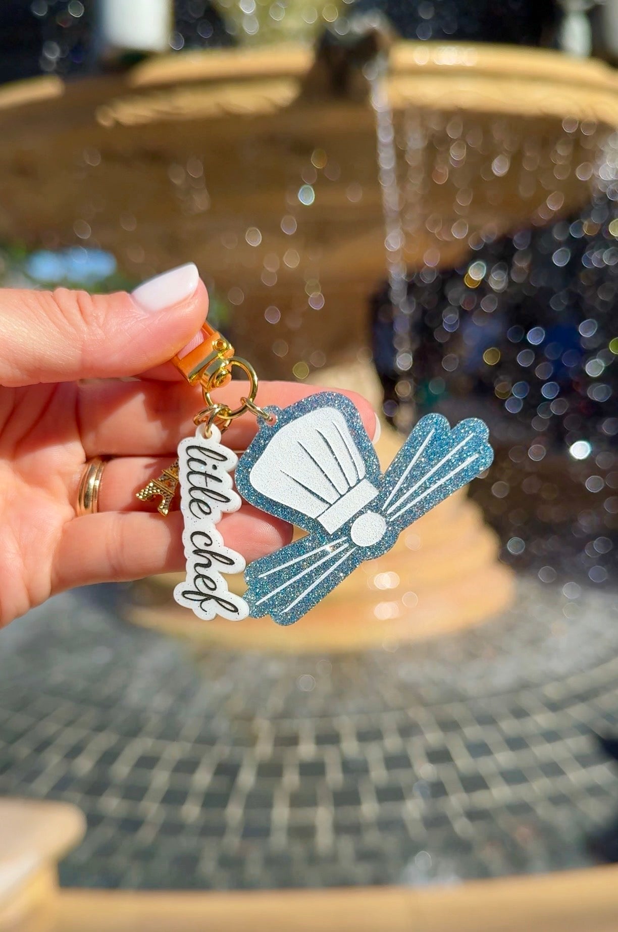 LITTLE CHEF BAG CHARMS/ KEYCHAINS SET