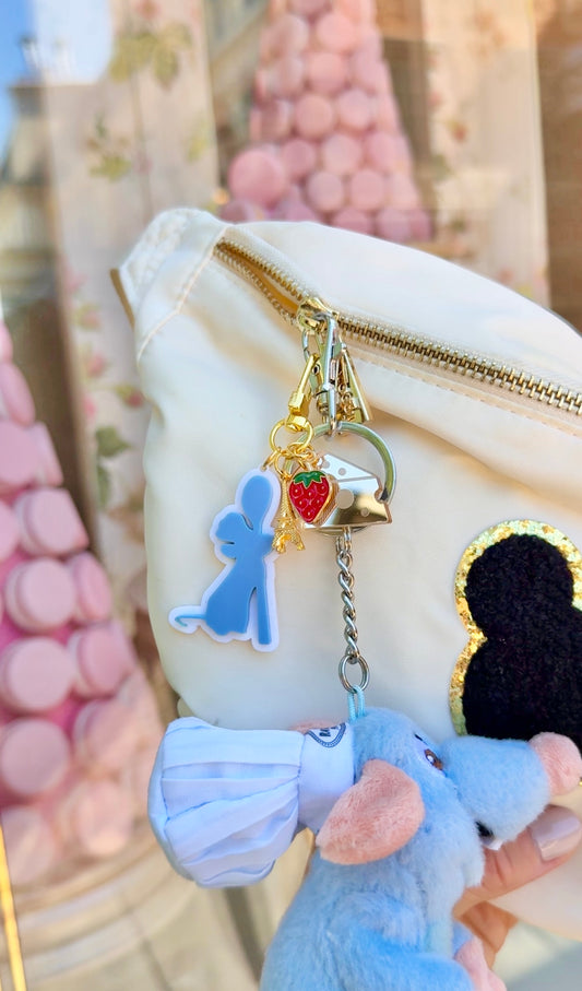 LITTLE CHEF MINI BAG CHARMS/ KEYCHAINS SET