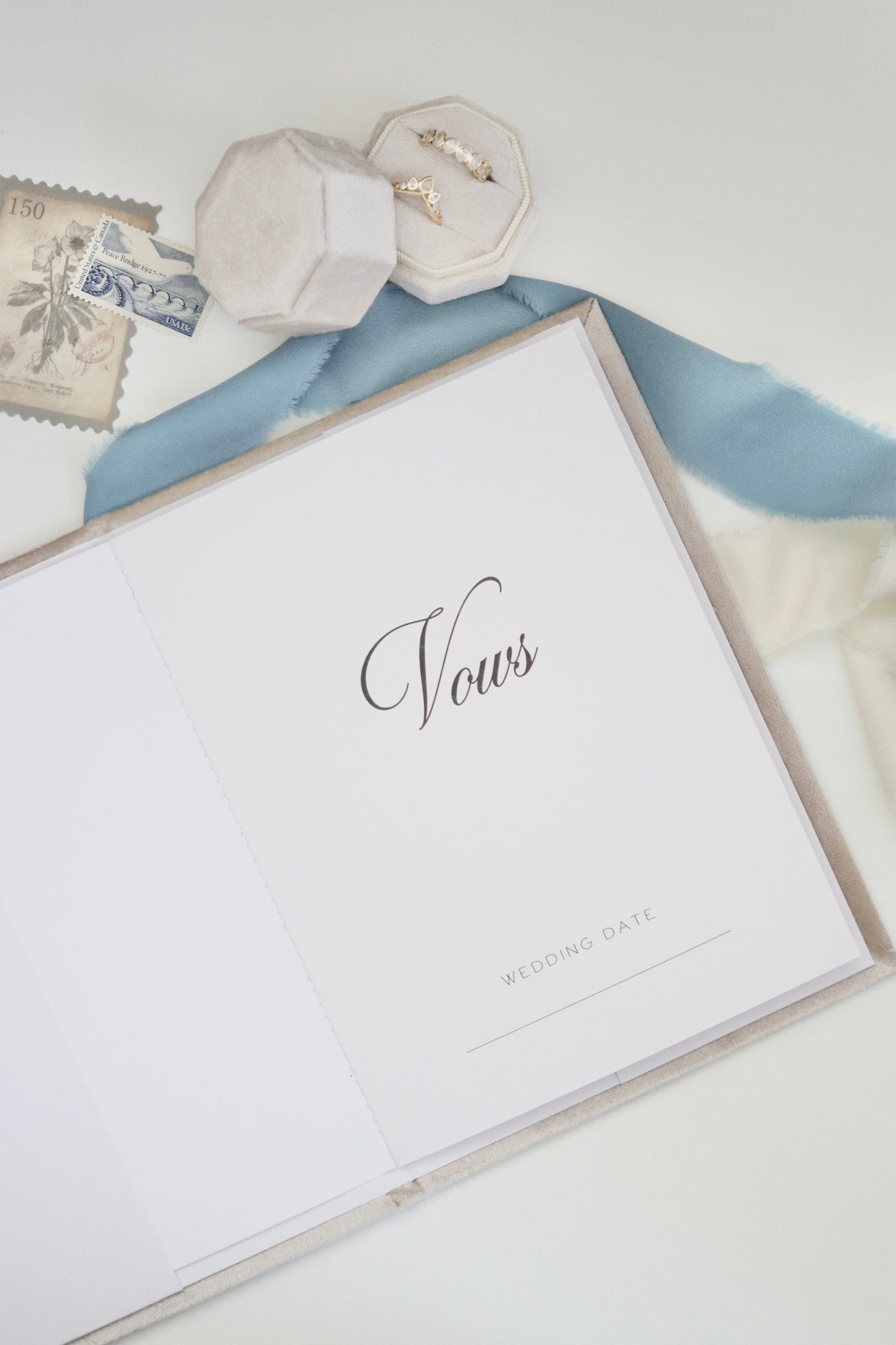 CREAM VELVET VOW BOOK