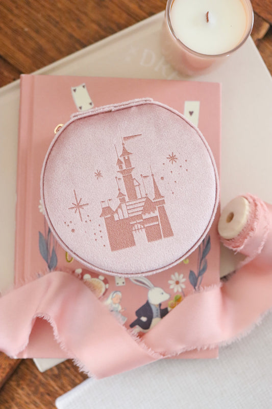 VINTAGE CASTLE JEWELRY CASE