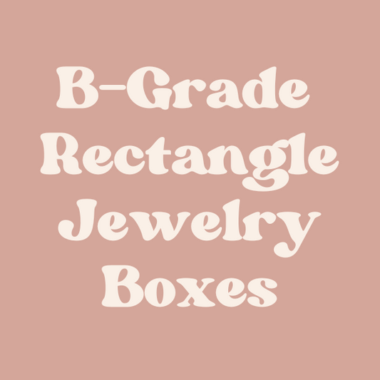B-GRADE RECTANGLE JEWELRY CASE