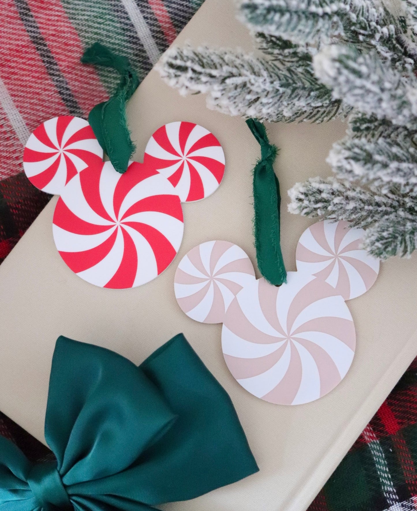 MOUSE PEPPERMINT ORNAMENT