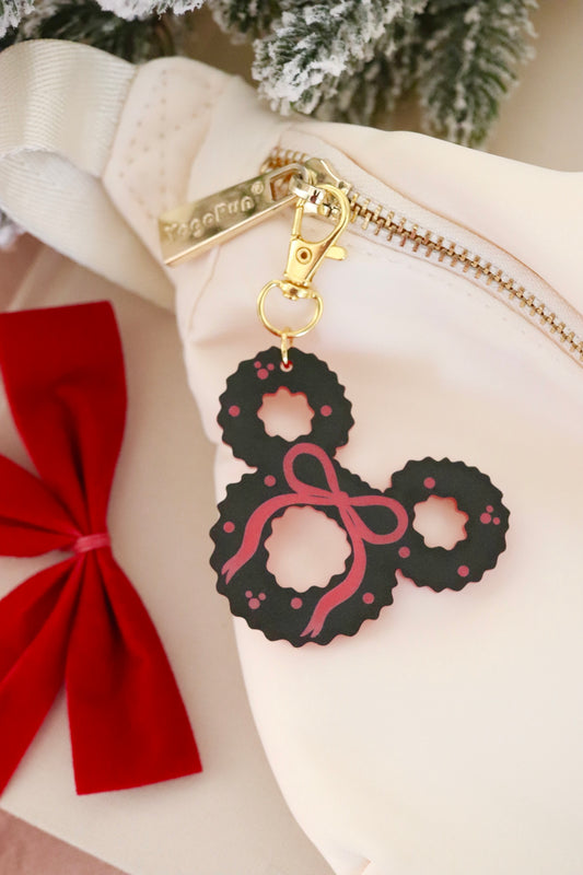 MOUSE WREATH BAG CHARMS/ KEYCHAINS