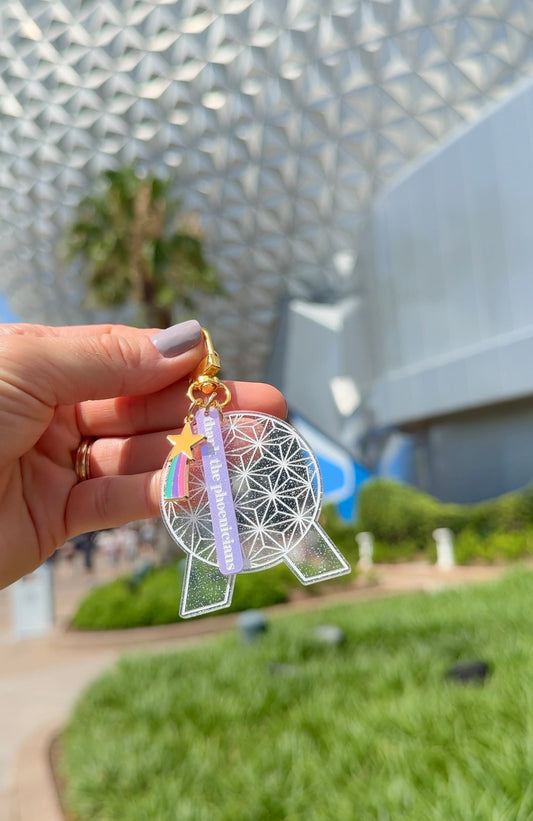 JELLY GLITTER GRAND & MIRACULOUS BAG CHARM/ KEYCHAIN