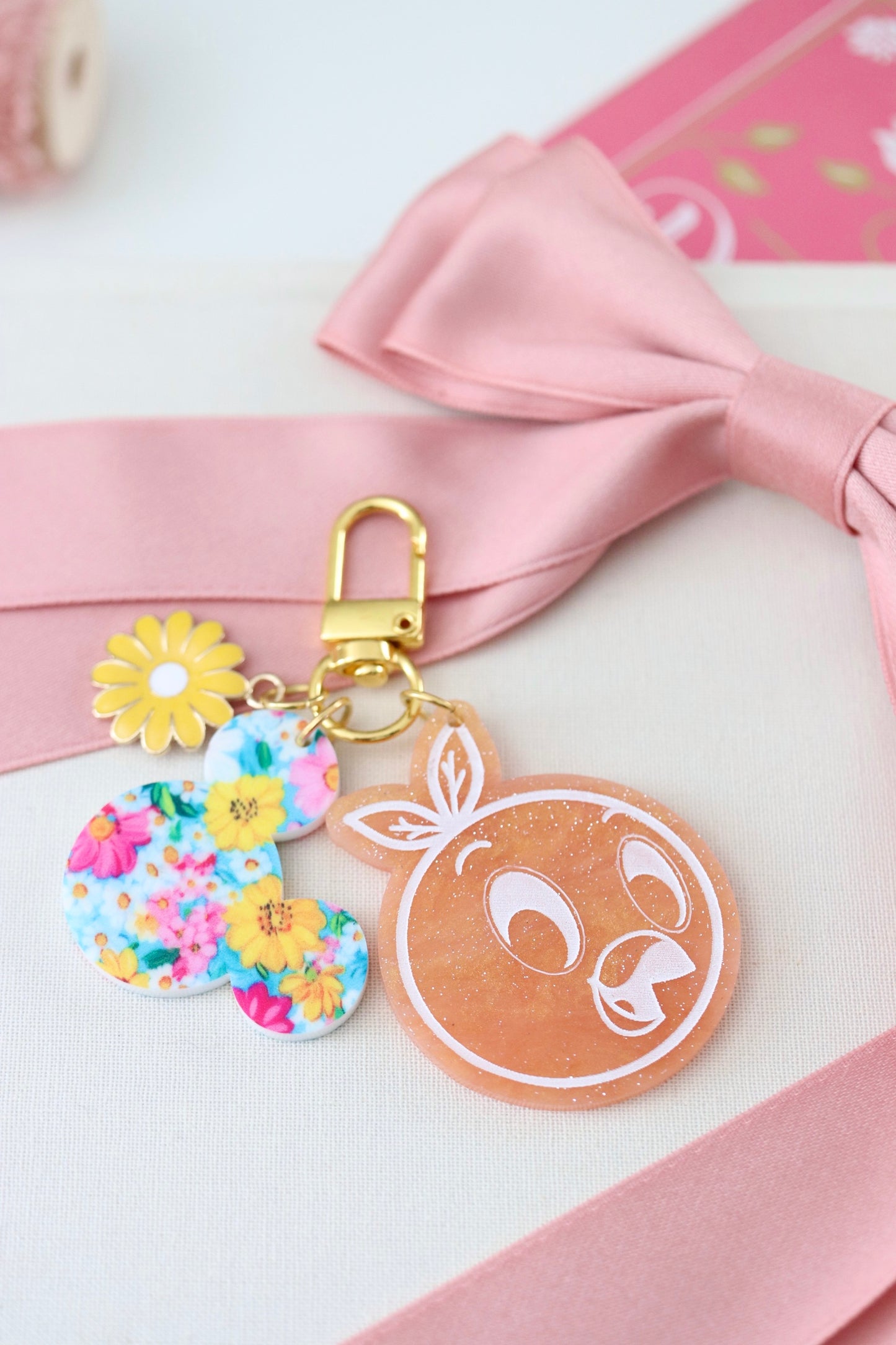 CITRUS BIRD BAG CHARM SET/ KEYCHAIN