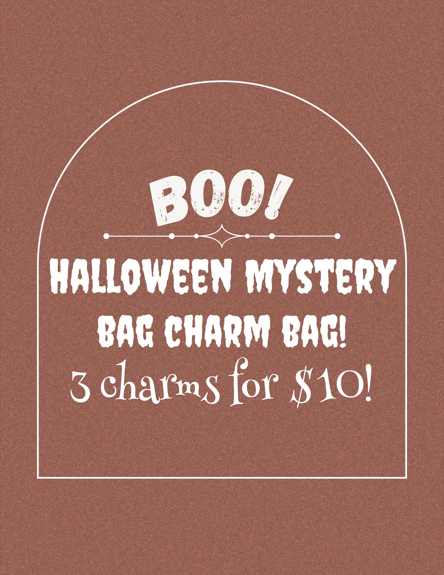 MYSTERY HALLOWEEN BAG CHARM BAG