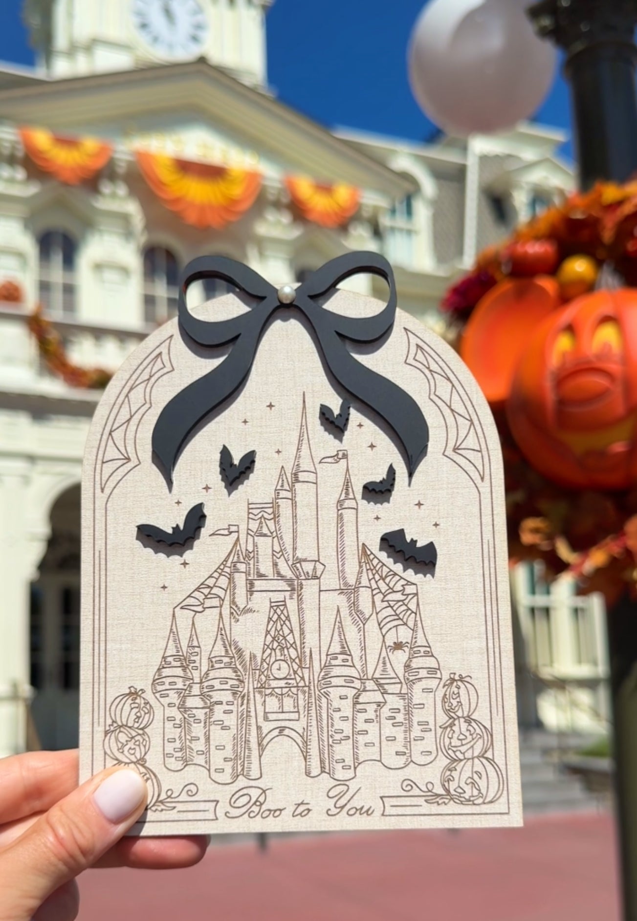 SPOOKY CASTLE HOME SIGN