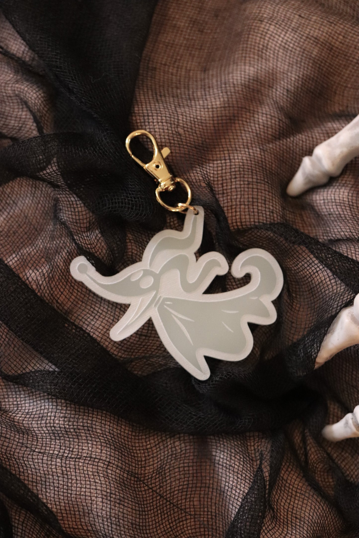 GLOW IN THE DARK HALLOWEEN BAG CHARMS/ KEYCHAINS