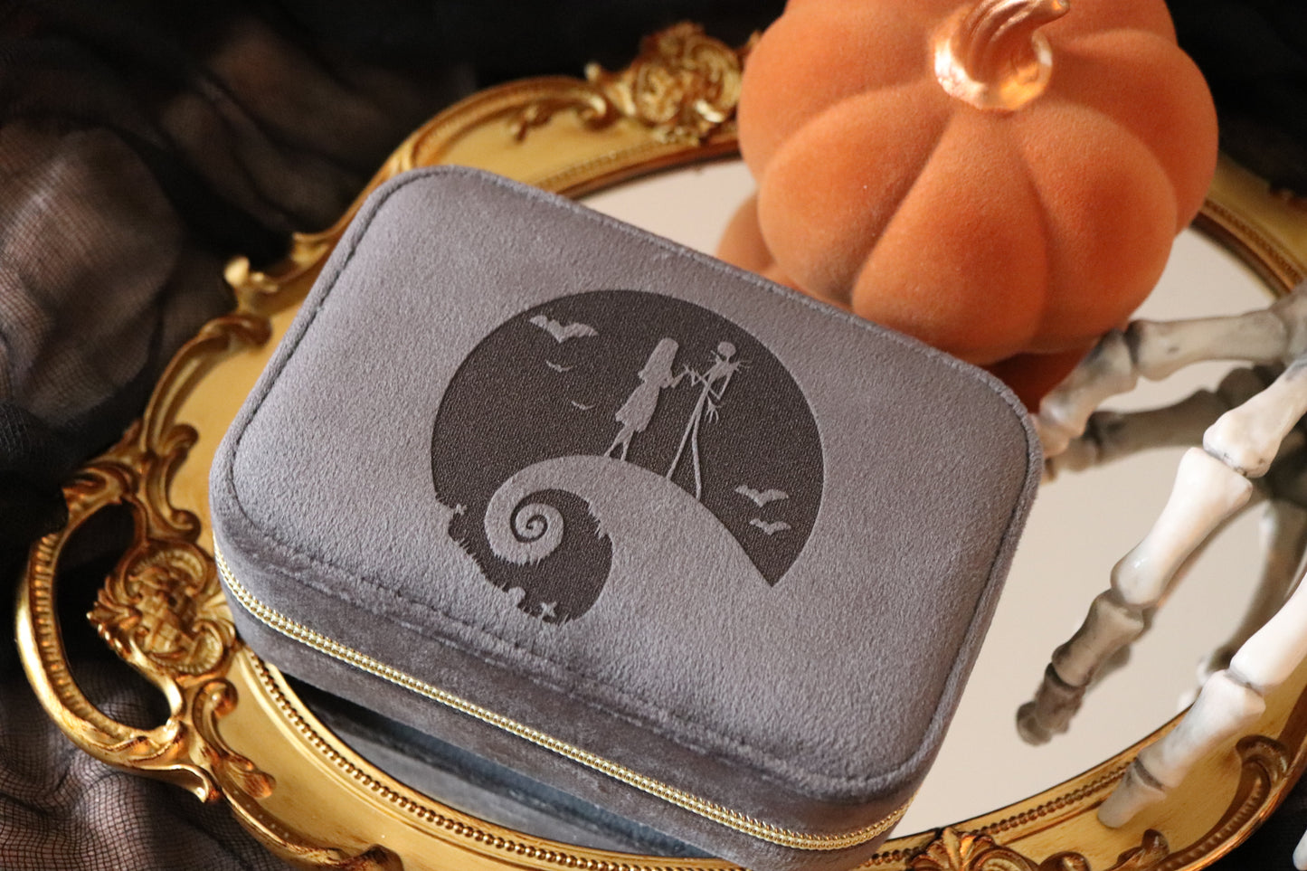 MEANT TO BE SUEDE JEWELRY CASE