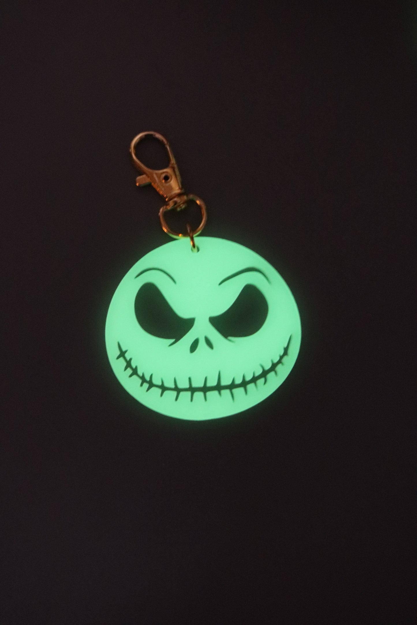 GLOW IN THE DARK HALLOWEEN BAG CHARMS/ KEYCHAINS