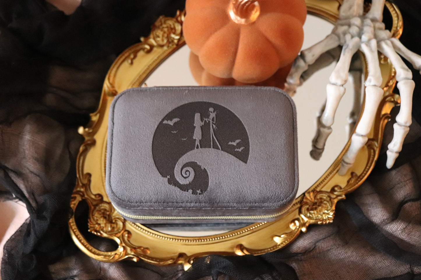 MEANT TO BE SUEDE JEWELRY CASE