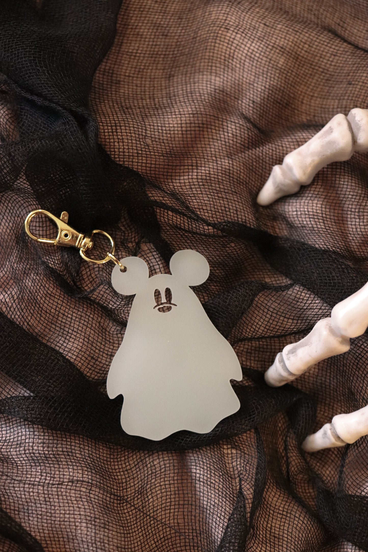 GLOW IN THE DARK HALLOWEEN BAG CHARMS/ KEYCHAINS