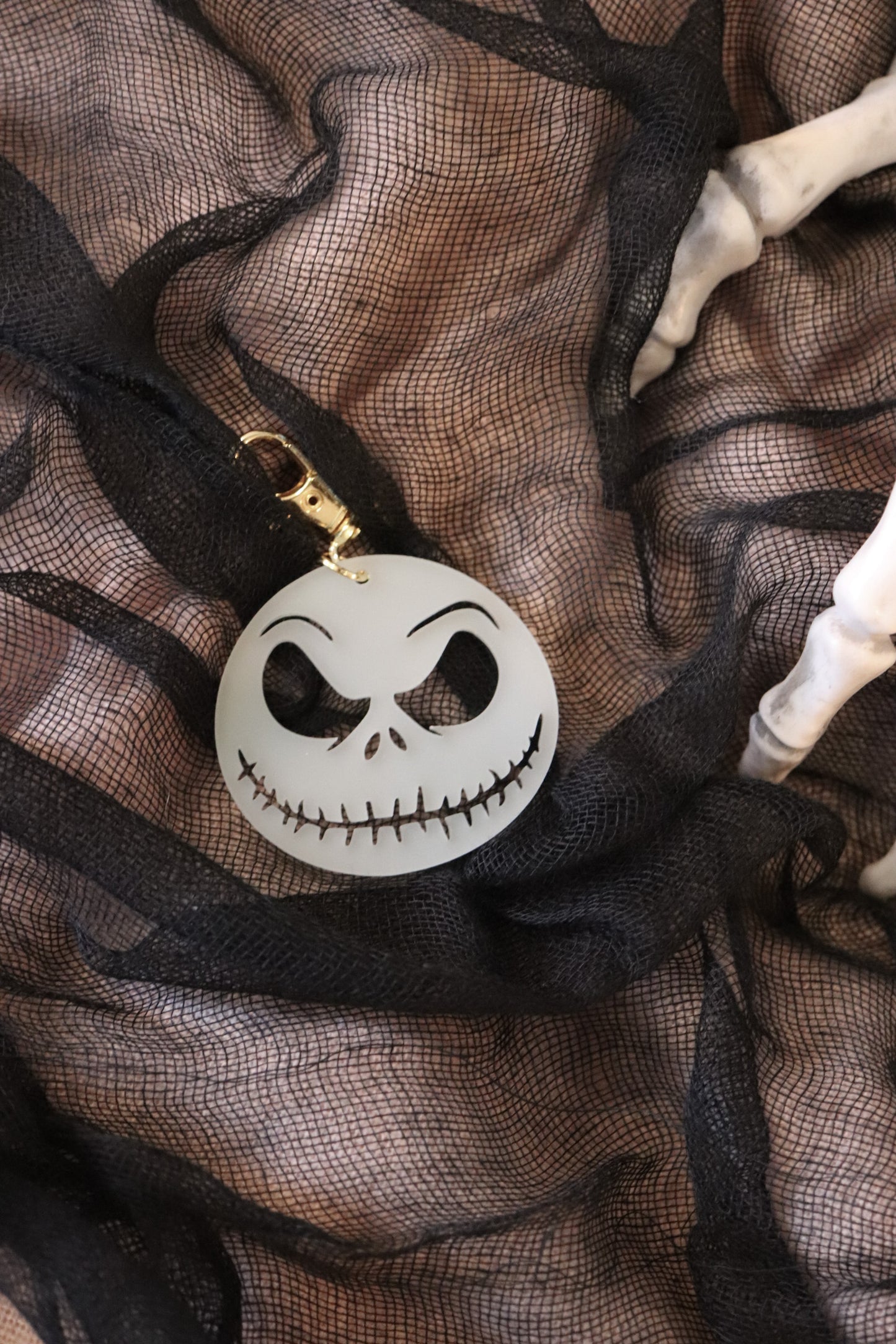 GLOW IN THE DARK HALLOWEEN BAG CHARMS/ KEYCHAINS