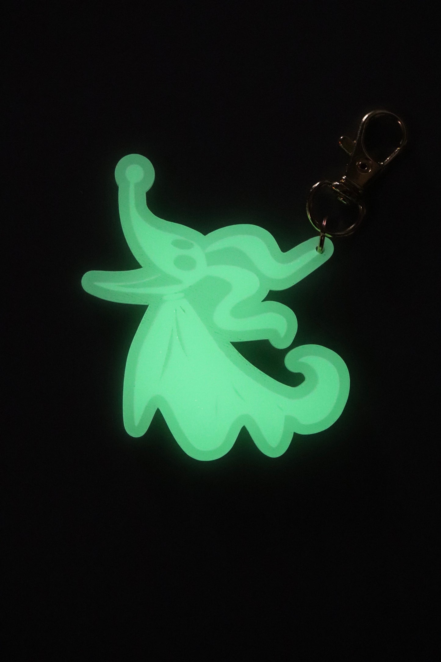 GLOW IN THE DARK HALLOWEEN BAG CHARMS/ KEYCHAINS