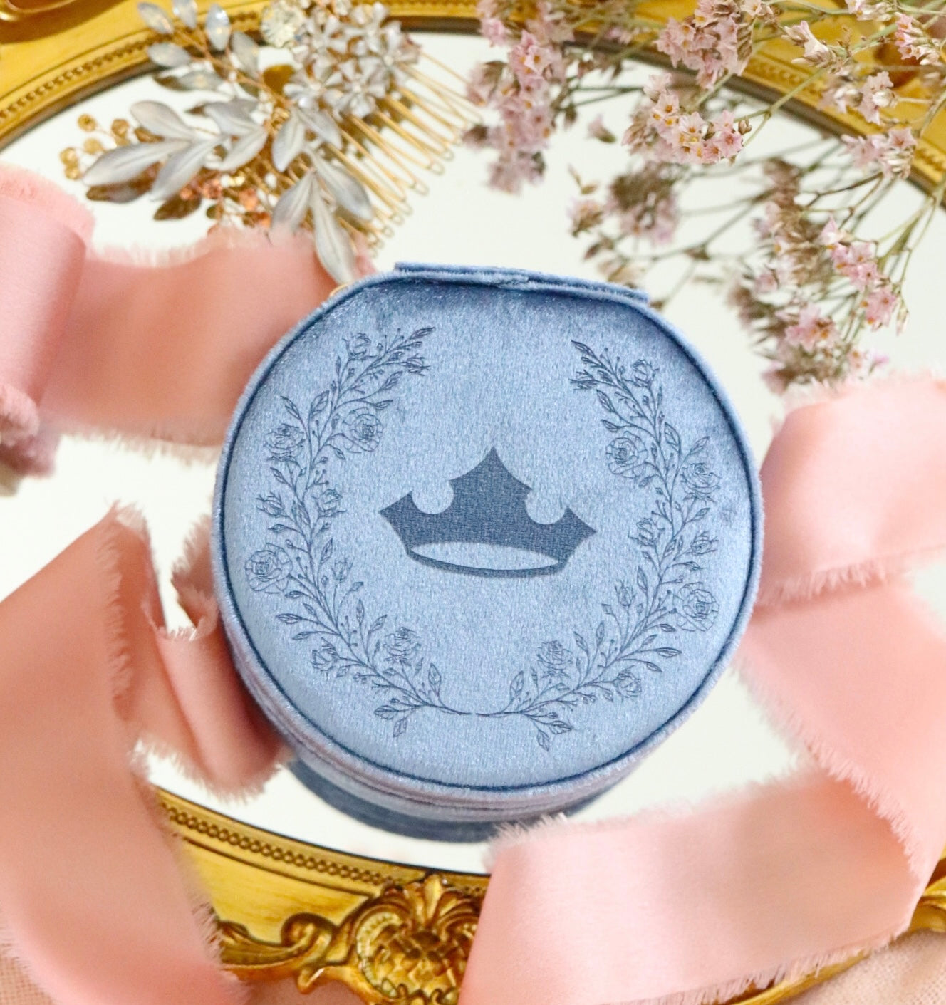 ROSE CROWN JEWELRY CASE
