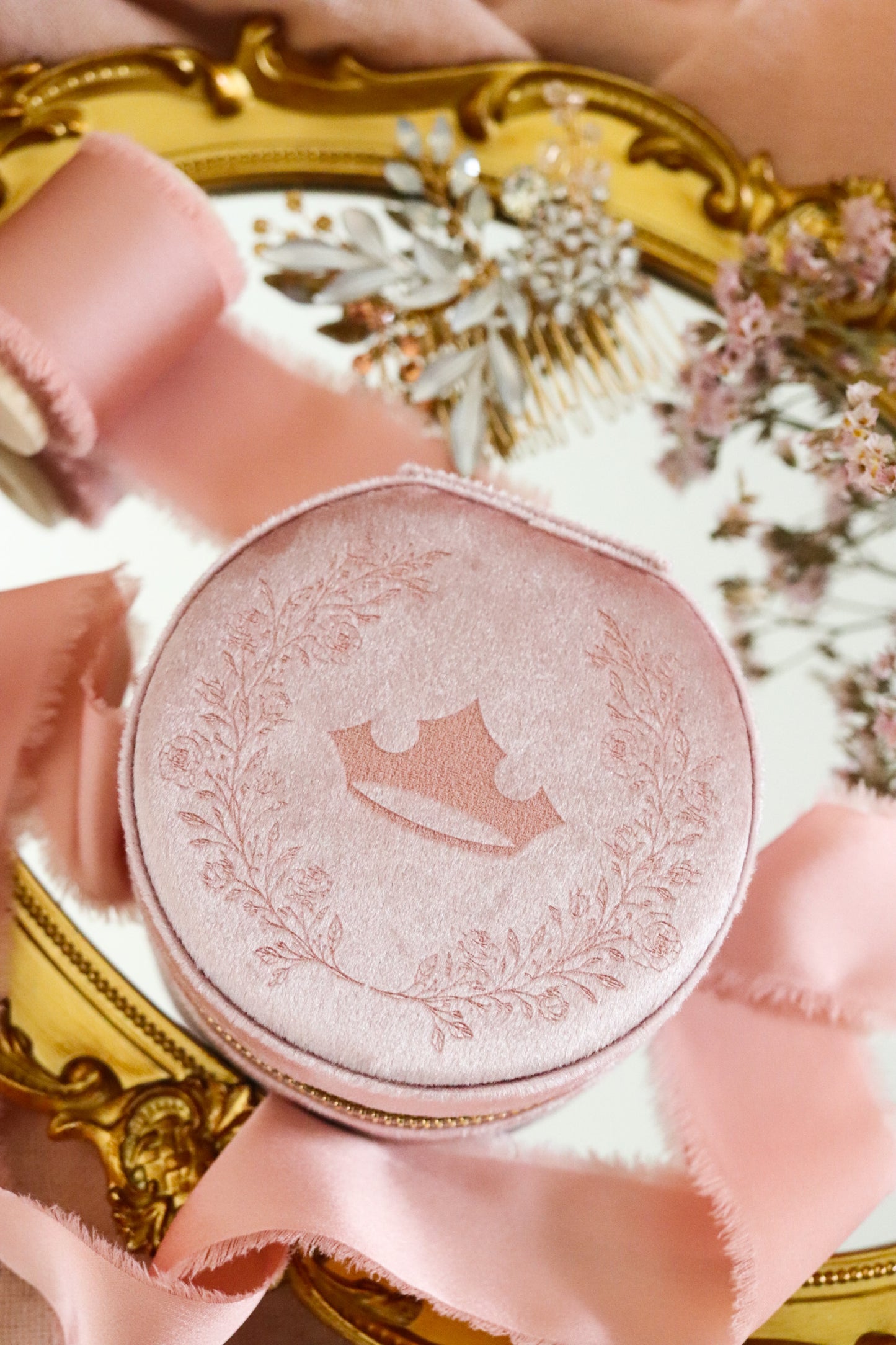 ROSE CROWN JEWELRY CASE